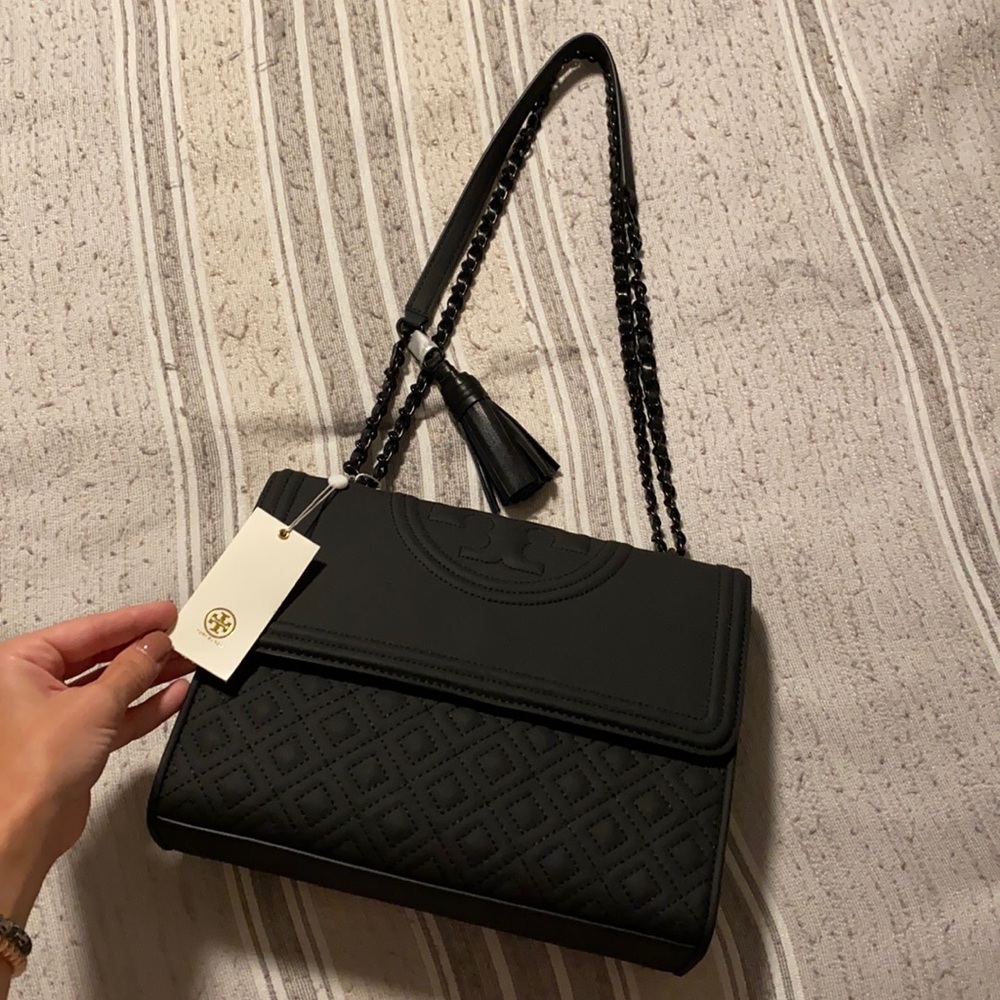 Tory Burch Fleming Matte Convertible Shoulder Bag